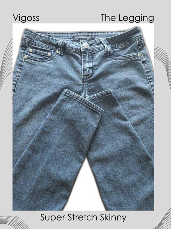 Vigoss Denim - Vigoss The Legging Super Stretch Skinny Jeans Dark Wash Size 9